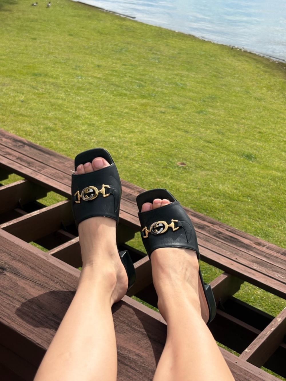 Gucci Leather Sandals